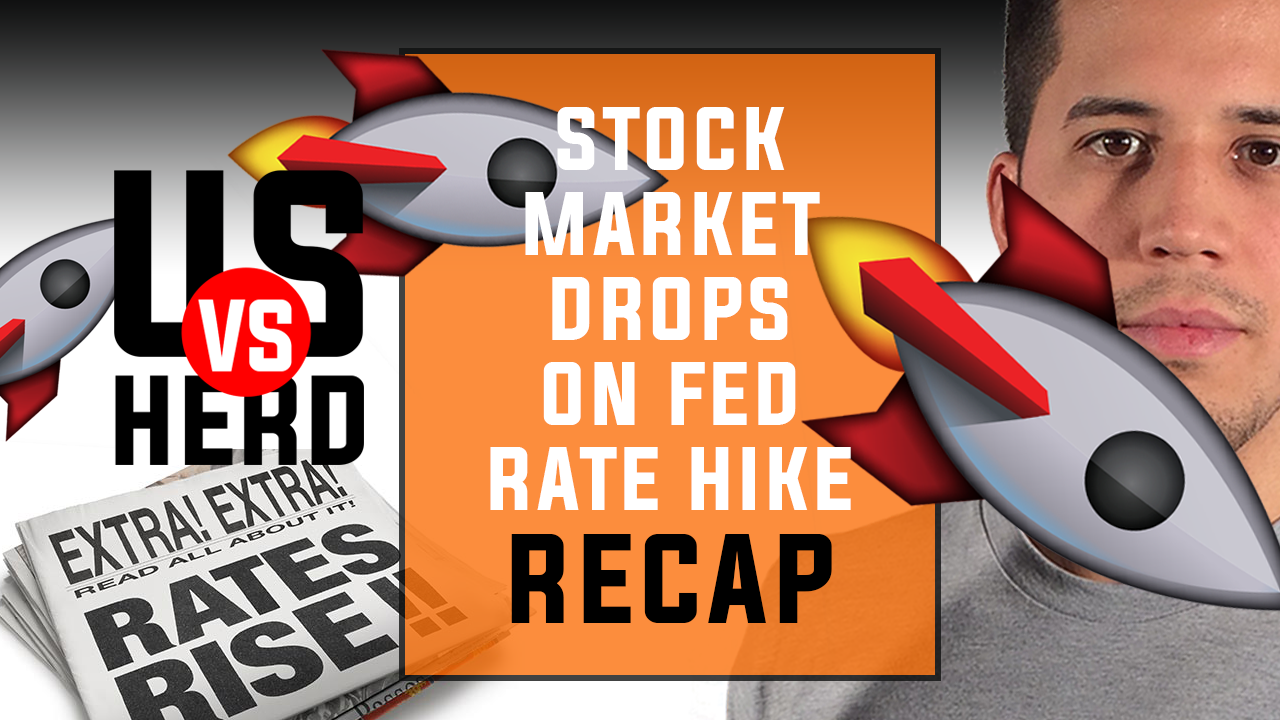 Stock Market Drops On Fed Rate Hike Options Trading Recap