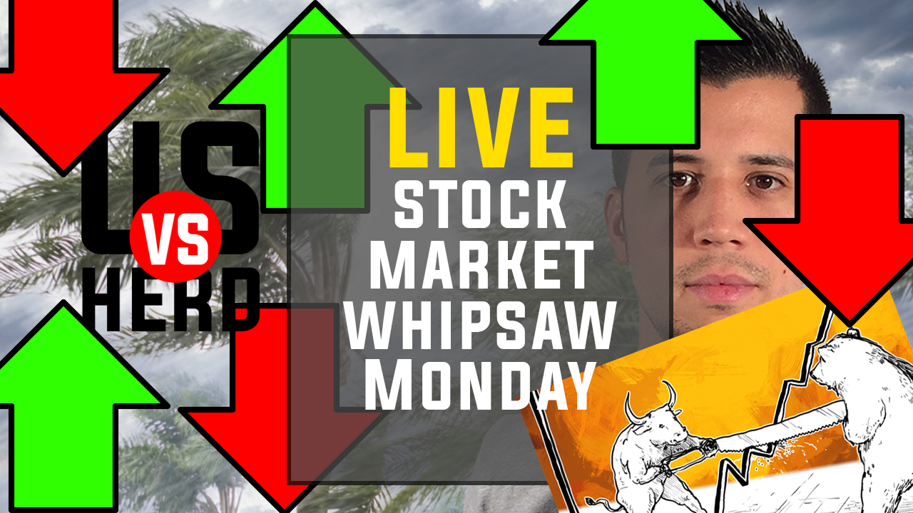 Stock Market Whipsaw Monday – Options Trading Strategies
