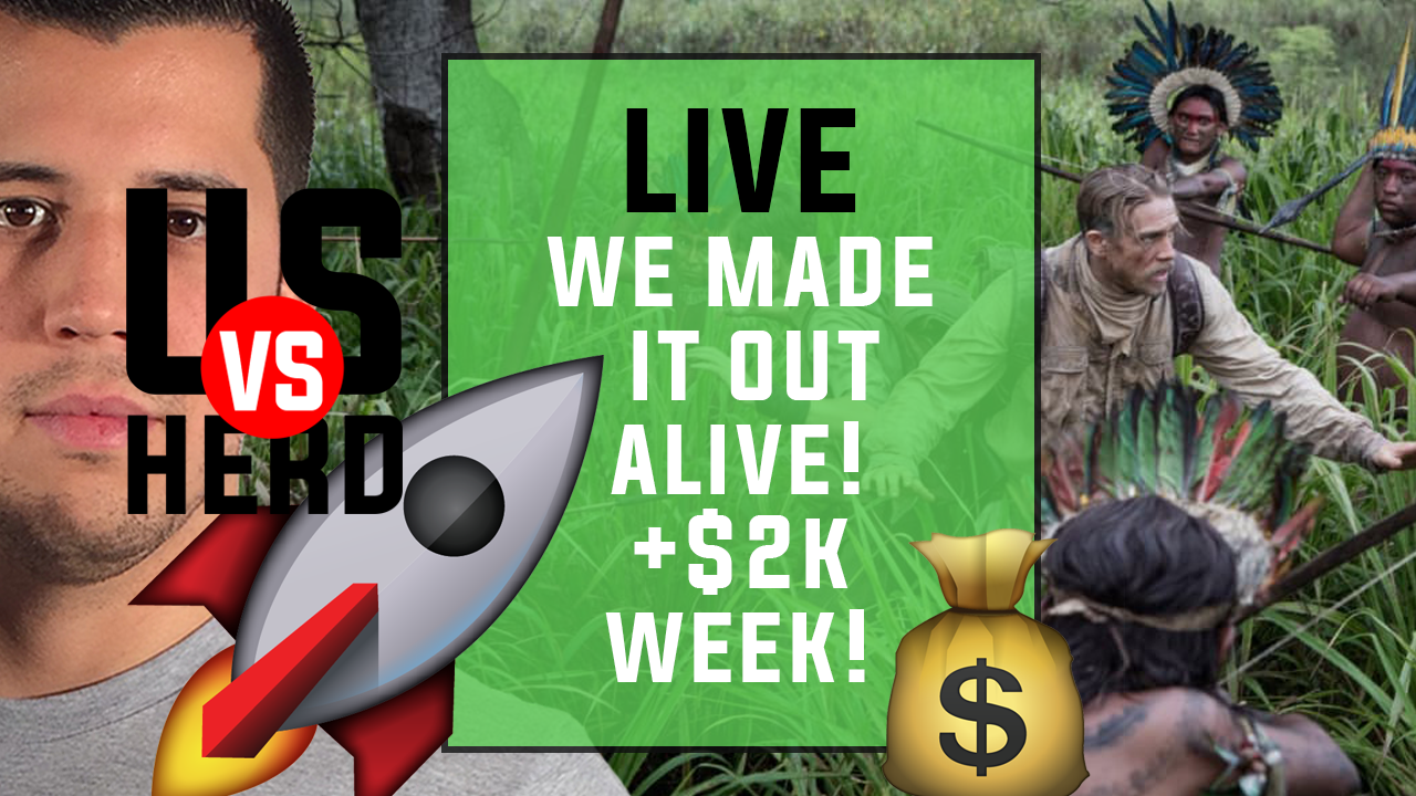 We Made It Out Alive! +$2k Profit This Week – Options Trading Strategies