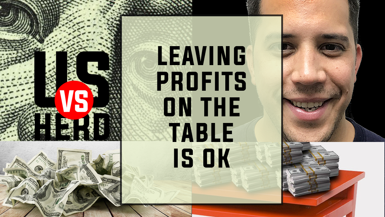 Leaving Profits On The Table Is Ok – Options Trading For Beginners