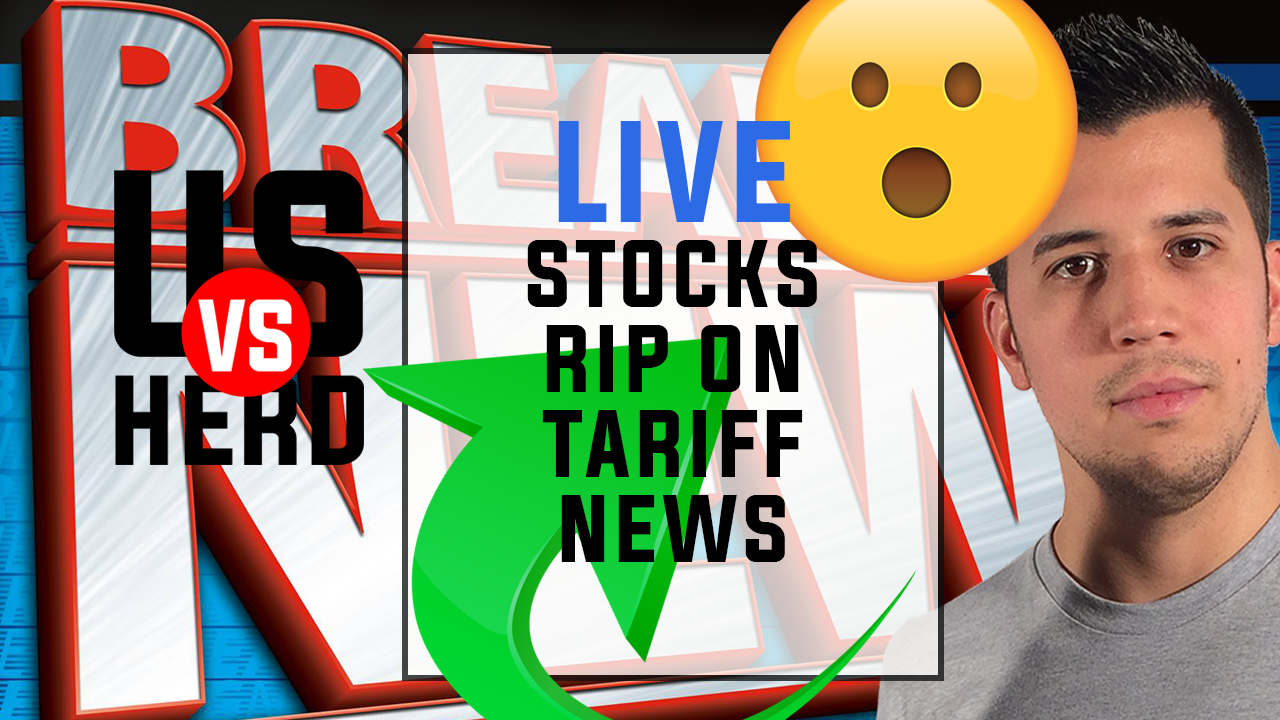 Stocks Rip On Tariff News – Options Trading Strategies