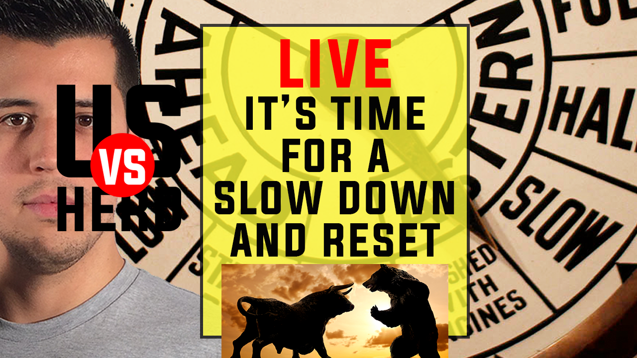 It’s Time For A Slow Down And Reset – Options Trading Strategies