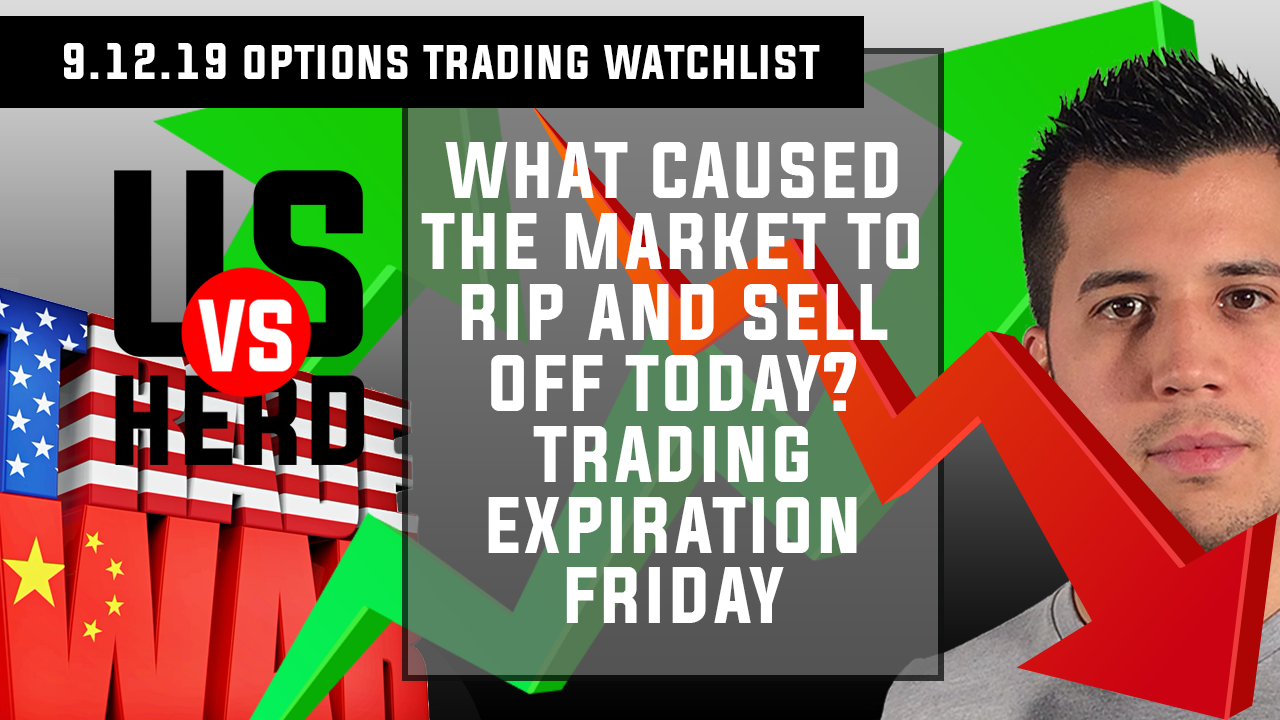 What Caused The Stock Market To Rip & Sell Off Today?! – UvH Options Trading Watchlist