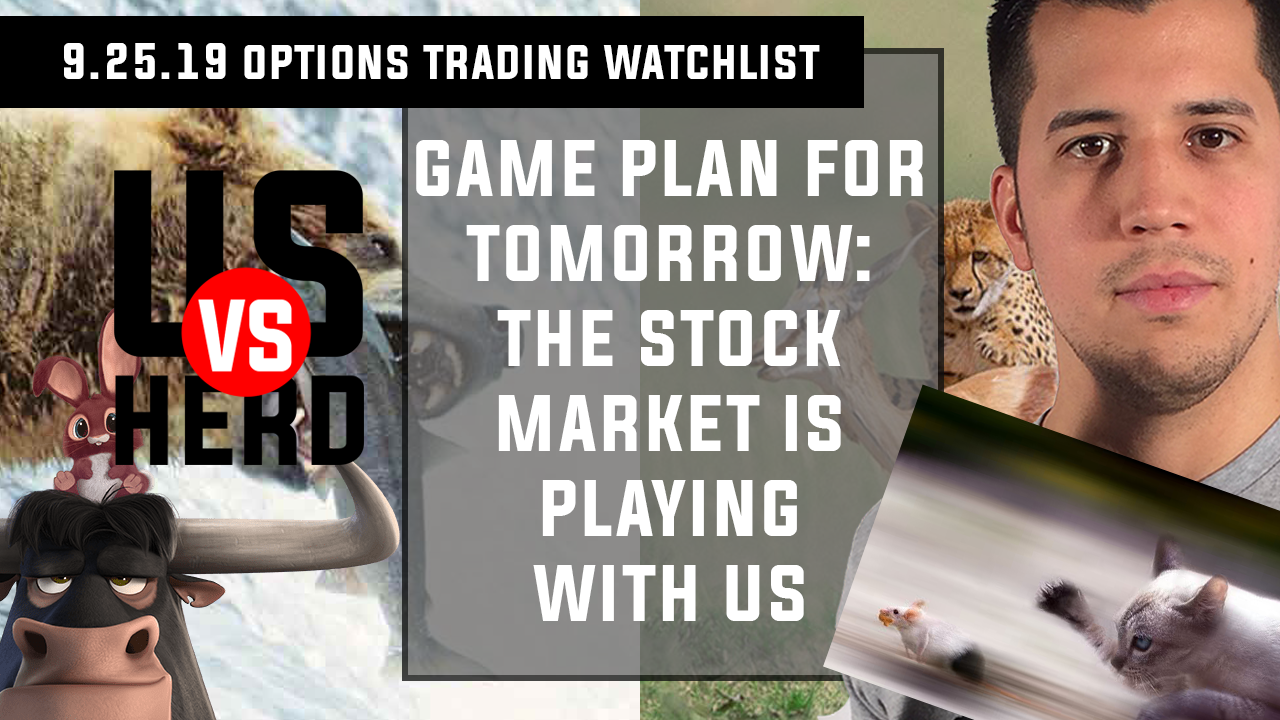 Game Plan For Tomorrow: The Stock Market Is Playing With Us
