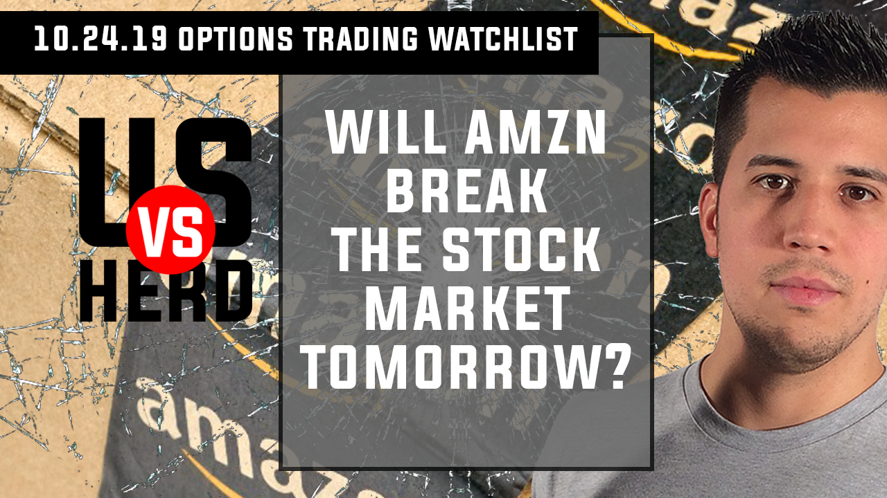 Will AMZN Break The Stock Market Tomorrow? – UvH Options Trading Watchlist