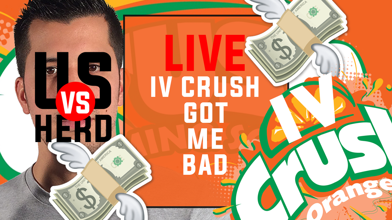 IV Crush & Theta Got Me Bad – Options Trading Live