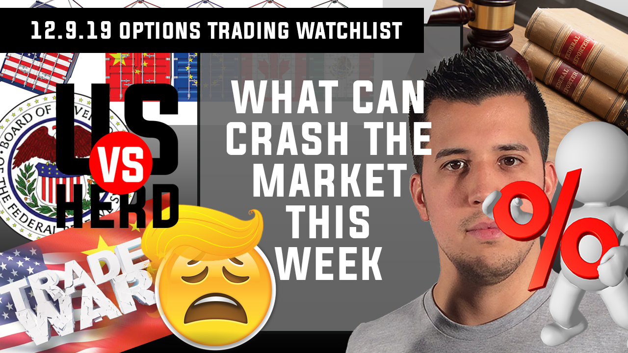 What Can Crash The Stock Market This Week – Options Trading Watchlist