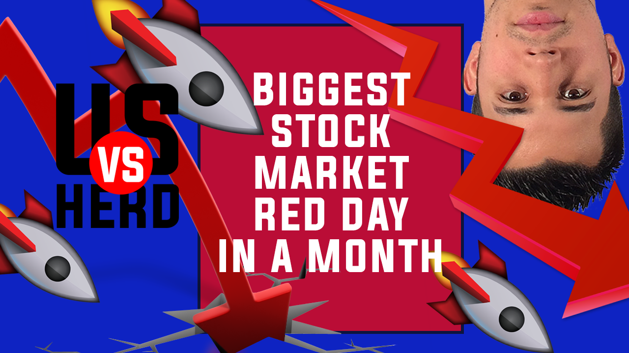 Biggest Stock Market Red Day In A Month – Options Trading Live