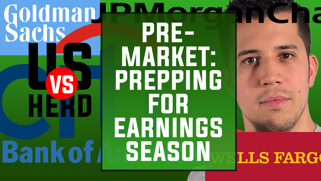 Pre-Market: Prepping For Earnings Season – Options Trading Live