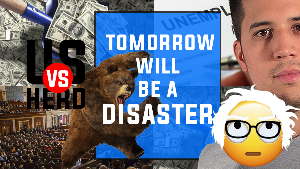 Tomorrow Will Be A Disaster – 2020 Stock Market Crash – Options Trading Watchlist
